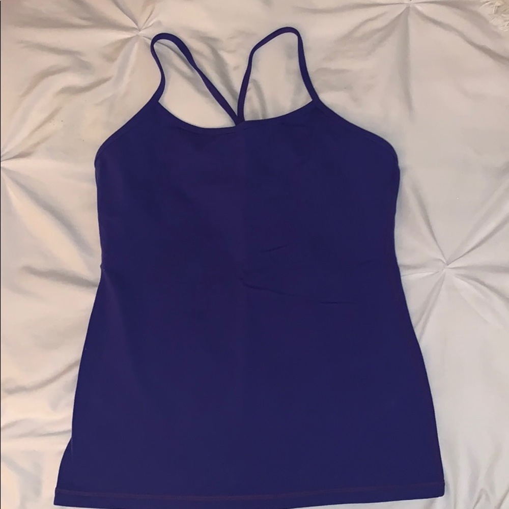 Lululemon Power Y Purple Tank